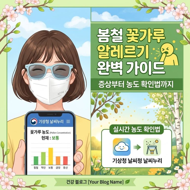봄철 꽃가루 알레르기 완벽가이드