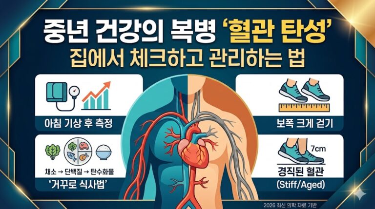 혈관탄성 집에서 체크하고 관리하는 법