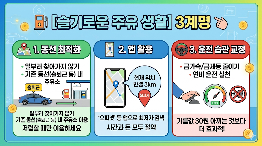 슬기로운 주유 생활 3계명
