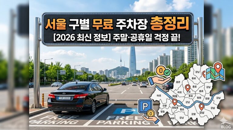 서울 구별 무료주차장 총정리
