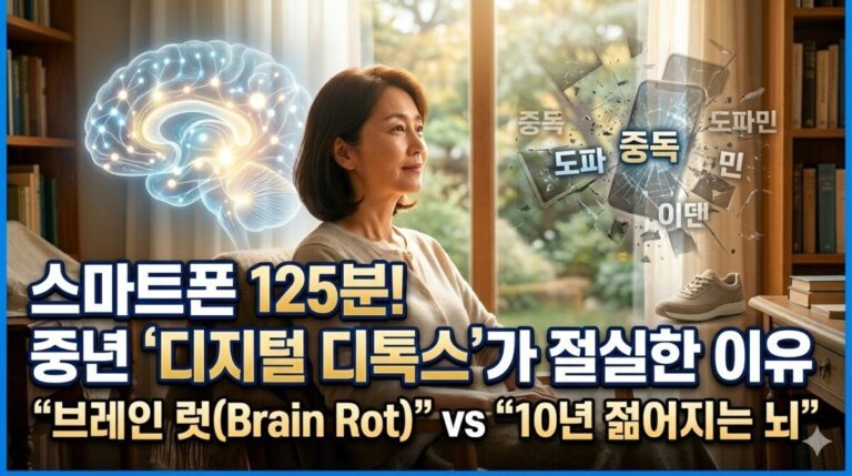 중년 디지털 디톡스가 절실한 이유