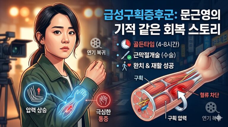 급성구획증후군 문근영의 기적같은 회복 스토리