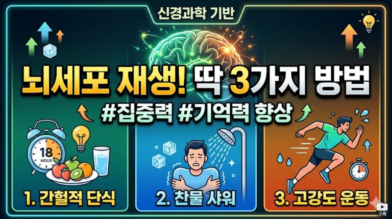 성인도 뇌세포가 자란다? 해마 신경 발생을 촉진하는 3가지 의학적 방법