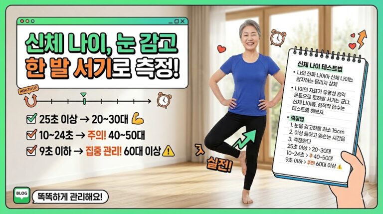 신체나이 측정법