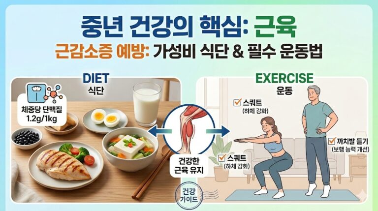 근감소증 예방을 위한 식단과 운동법