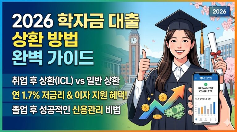 2026 학자금 대출 상환 가이드