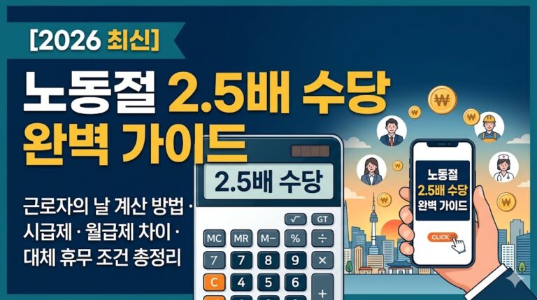 노동절 2.5배 수당 가이드