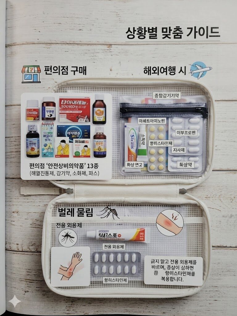 상비약 상황별 맞춤 가이드