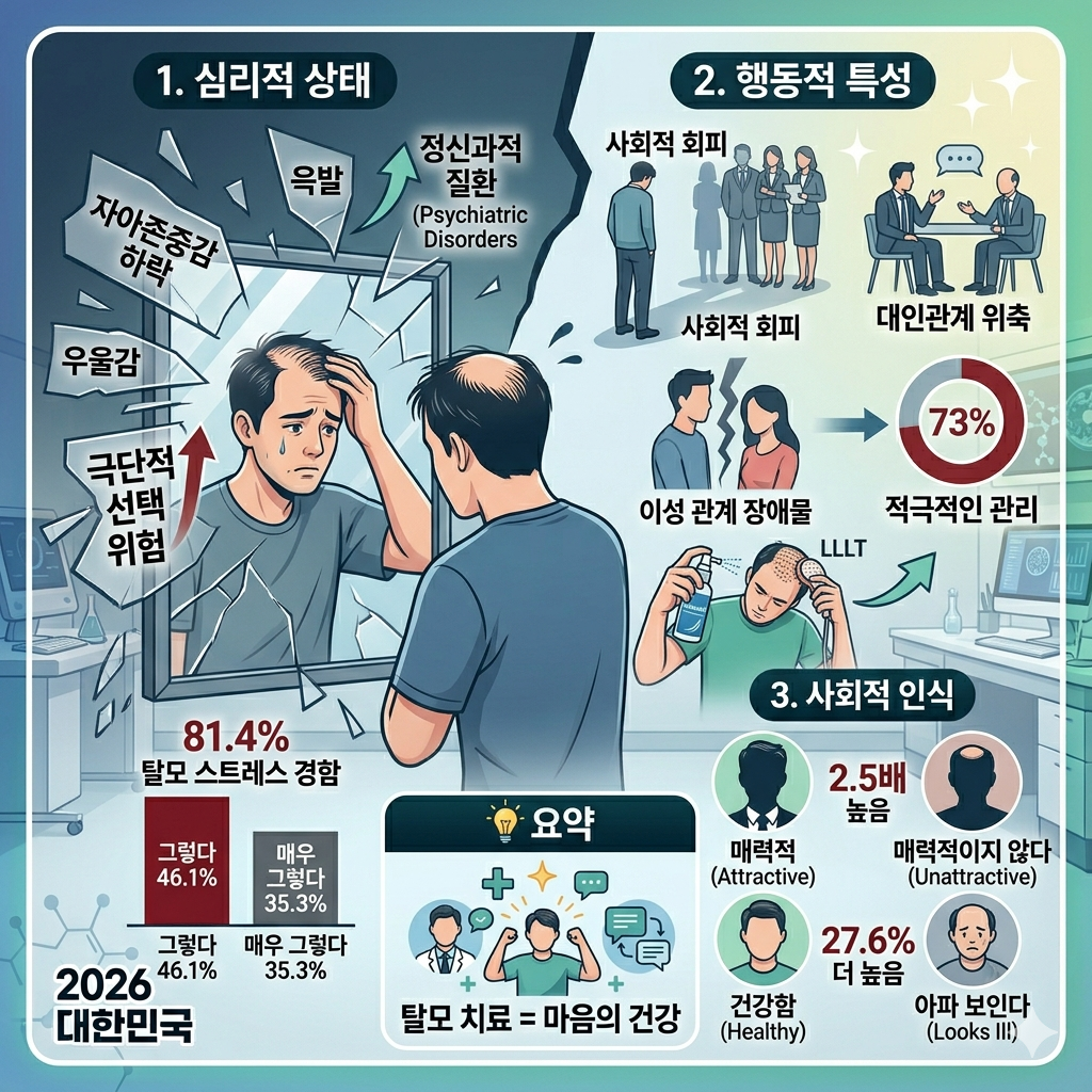 탈모가 우리에게 미치는 영향