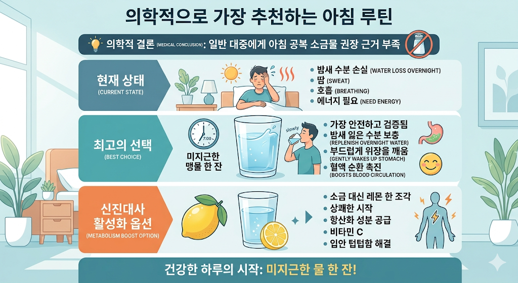 의학적으로 가장 추천하는 아침 루틴