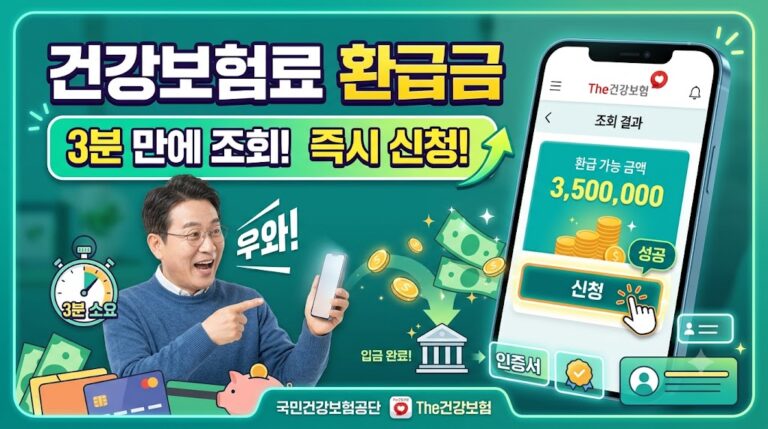 건강보험료 환급금 조회방법
