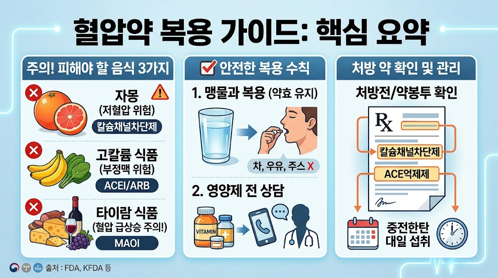 혈압약 복용 가이드